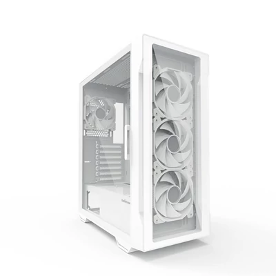Kép 5/6 - Zalman I3 Neo TG Tempered Glass White