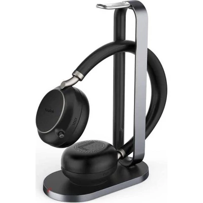 Yealink BH76 UC USB-A Wireless Bluetooth Headset with Charging Stand Black