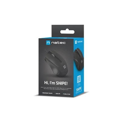 Kép 5/5 - natec Snipe Mouse Black