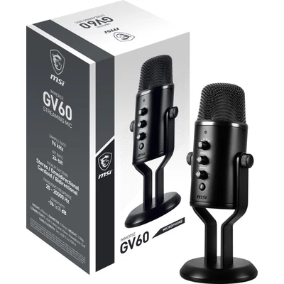 Msi Immerse GV60 Streaming Microphone Black