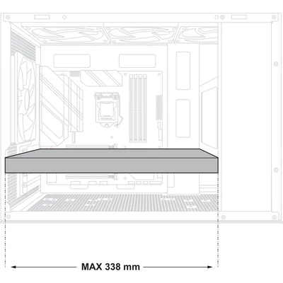 Kép 12/15 - Asus Prime AP201 Tempered Glass White