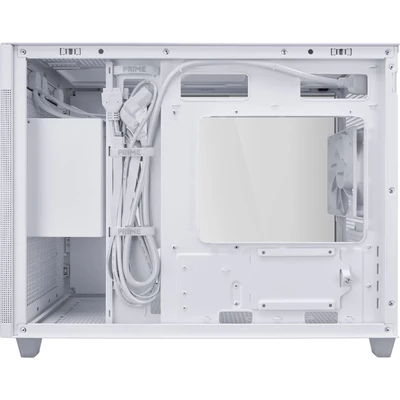Kép 6/15 - Asus Prime AP201 Tempered Glass White