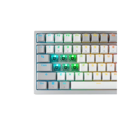 Kép 8/8 - Asus ROG Azoth Gaming Bluetooth Keyboard Moonlight White US