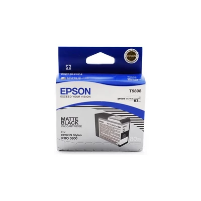 Epson T5808 matt fekete eredeti tintapatron
