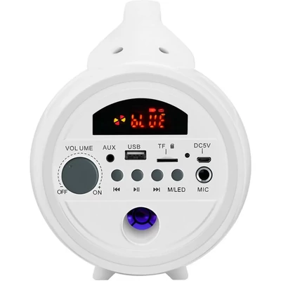 Kép 3/4 - Bigben Interactive Party Lite Bluetooth Speaker White