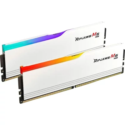 Kép 3/3 - G.SKILL 32GB DDR5 5600MHz Kit(2x16GB) Ripjaws M5 RGB White