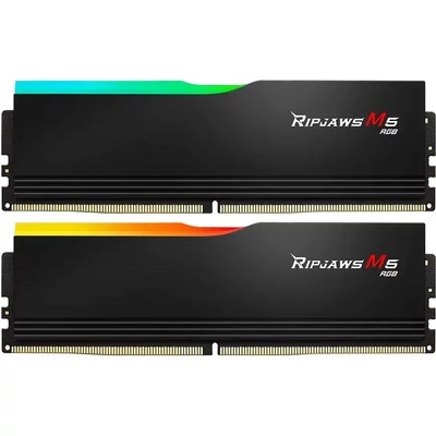 G.SKILL 32GB DDR5 6400MHz Kit(2x16GB) Ripjaws M5 RGB Black