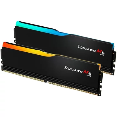 Kép 2/3 - G.SKILL 32GB DDR5 6400MHz Kit(2x16GB) Ripjaws M5 RGB Black