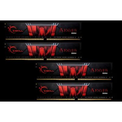 Kép 2/2 - G.SKILL 32GB DDR4 3200MHz Kit(4x8GB) Aegis Black