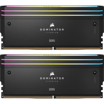 Corsair 64GB DDR5 6000MHz Kit(2x32GB) Dominator Titanium RGB Black