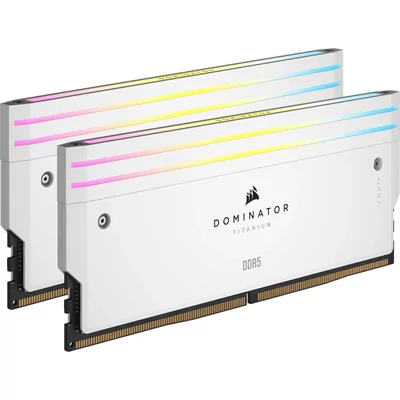 Kép 2/10 - Corsair 96GB DDR5 6400MHz Kit (2x48GB) Dominator Titanium RGB