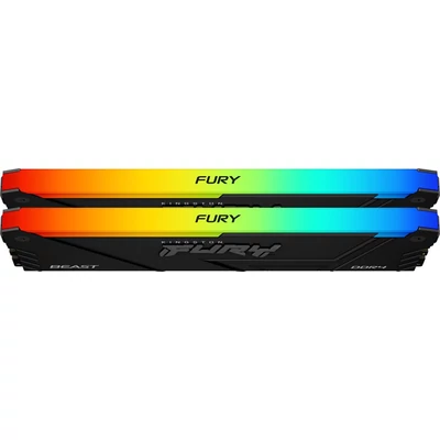 Kép 3/9 - Kingston 64GB DDR4 3200MHz Kit(2x32GB) Fury Beast RGB Black