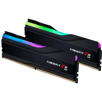 Kép 2/5 - G.SKILL 32GB DDR5 6400MHz Kit(2x16GB) Trident Z5 RGB Black