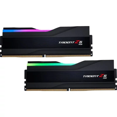 Kép 3/5 - G.SKILL 32GB DDR5 6400MHz Kit(2x16GB) Trident Z5 RGB Black