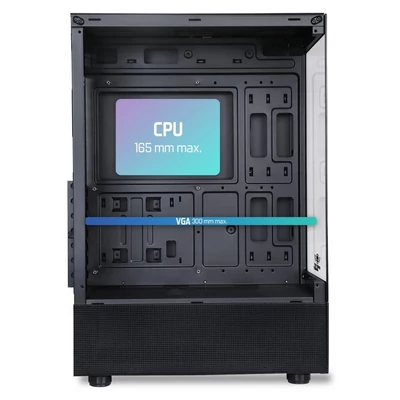 Kép 5/7 - Spirit Of Gamer Spectra Dark Window Black
