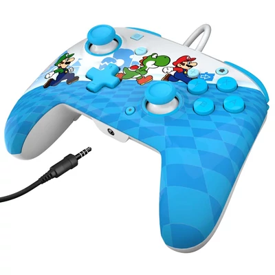 Kép 7/7 - PDP Nintendo Switch Mario Escape Rematch USB Gamepad Blue/White