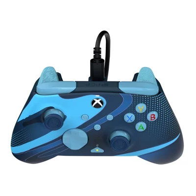 Kép 4/9 - PDP Rematch Glow Adevanced USB Gamepad Blue Tide Glow in the Dark