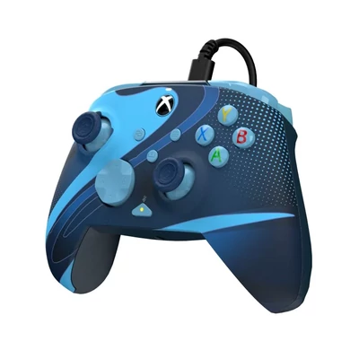 Kép 5/9 - PDP Rematch Glow Adevanced USB Gamepad Blue Tide Glow in the Dark