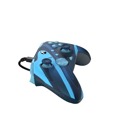 Kép 8/9 - PDP Rematch Glow Adevanced USB Gamepad Blue Tide Glow in the Dark
