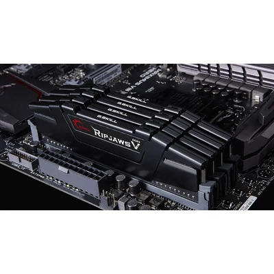 Kép 2/4 - G.SKILL 64GB DDR4 3600Mhz Kit(4x16GB) Ripjaws V Black