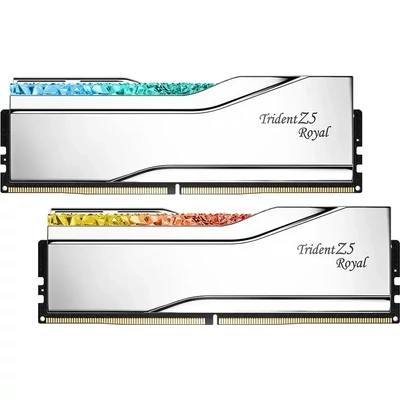 Kép 3/5 - G.SKILL 96GB DDR5 6400MHz Kit(2x48GB) Trident Z5 Royal Silver