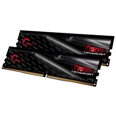 G.SKILL 32GB DDR4 2400Mhz Kit(2x16GB) Fortis (for AMD) Black
