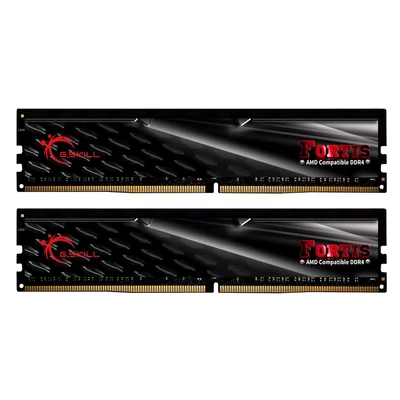 Kép 2/3 - G.SKILL 32GB DDR4 2400Mhz Kit(2x16GB) Fortis (for AMD) Black
