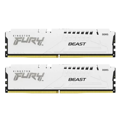 Kép 3/3 - Kingston 32GB DDR5 6800MHz Kit(2x16GB) Fury Beast Expo White