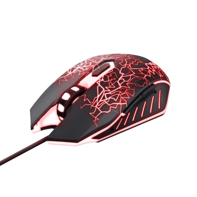 Kép 3/4 - Trust Basics GXT-105X + GXT 754 Gaming Mouse and Mouse Pad Black