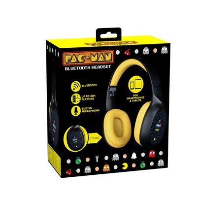 Kép 6/6 - KONIX Pac-Man Bluetooth Headset Black/Yellow