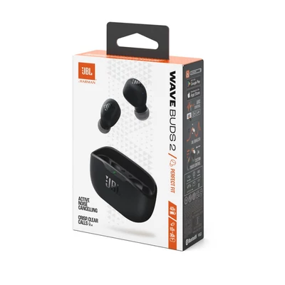 Kép 10/10 - JBL Wave Buds 2 TWS Bluetooth Headset Black