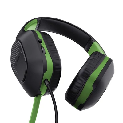 Kép 3/7 - Trust GXT415 Zirox Lightweight Gaming Headset for Xbox Black/Green