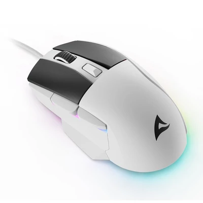 Kép 2/9 - Sharkoon Skiller SGM35 RGB Gaming Mouse White