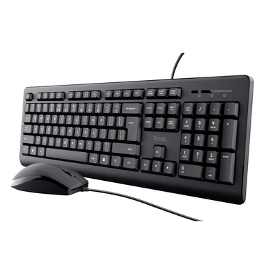 Trust Primo Keyboard and Mouse Set Black US