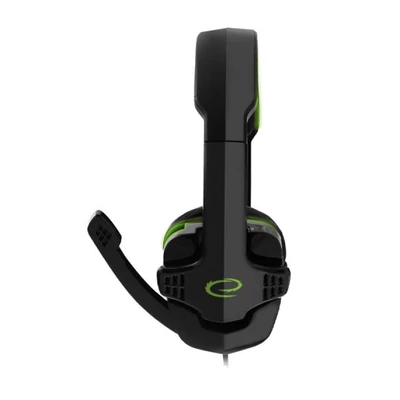 Kép 3/4 - Esperanza Raven Stereo Headset Black/Green