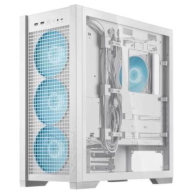 Kép 6/13 - Asus TUF Gaming GT302 ARGB Tempered Glass White