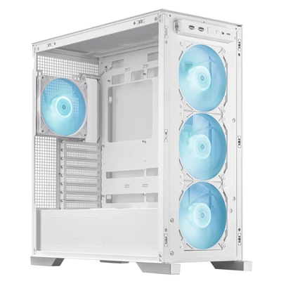 Kép 8/13 - Asus TUF Gaming GT302 ARGB Tempered Glass White