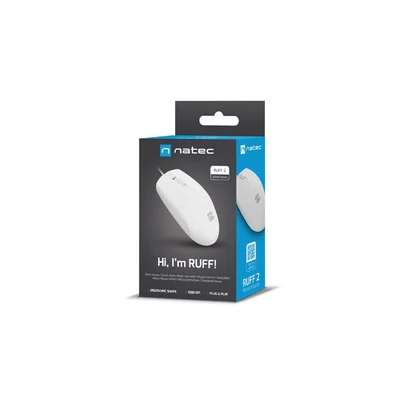 Kép 7/7 - natec Ruff 2 Mouse White