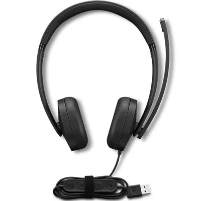 Kép 5/5 - Lenovo USB-A Wired Stereo Gen 2 Headset Black
