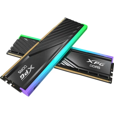 Kép 2/5 - A-Data 64GB DDR5 6000MHz Kit(2x32GB) Lancer Blade RGB Black