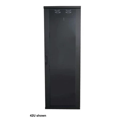 Kép 2/3 - Intellinet 19" 42U Szabadon álló Rackszekrény Black