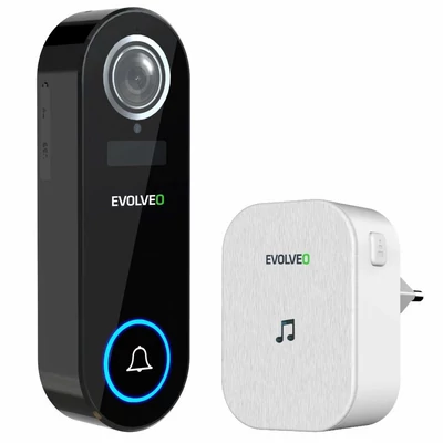 Kép 2/7 - Evolveo Ringo DB2 vezeték nélküli intelligens video csengő + aljzat csengő