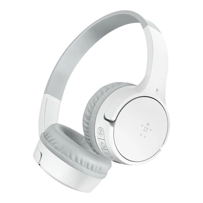 Belkin SoundForm Mini Wireless Bluetooth Headphones for Kids White