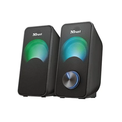 Kép 2/5 - Trust Arys RGB Compact 2.0 Speaker Set Black