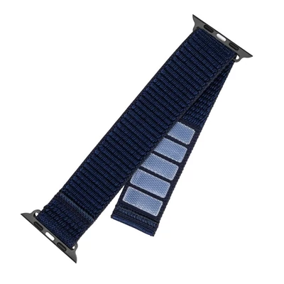 Kép 2/4 - FIXED Nylon Sporty Strap for Apple Watch 38/40/41mm Dark Blue