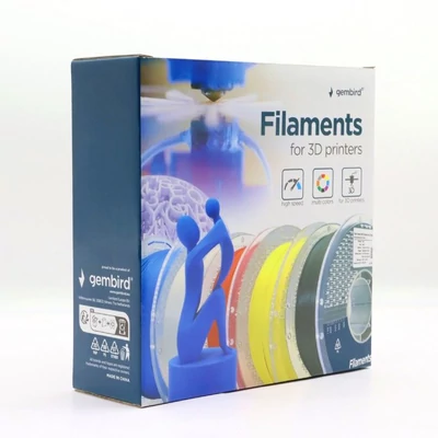 Kép 3/3 - Gembird 3DP-PETG1.75HY-01-BK High Speed PETG filament Black 1,75mm 1kg