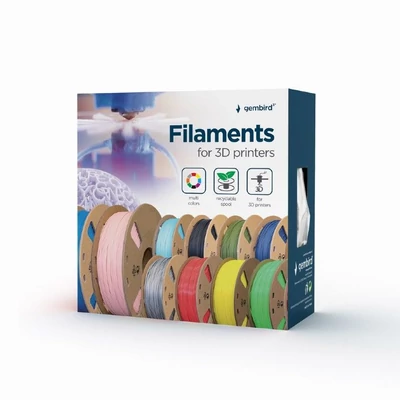 Kép 3/3 - Gembird 3DP-PLA1.75GE-01-W Filament PLA White 1,75mm 200g GEMMA printer spool