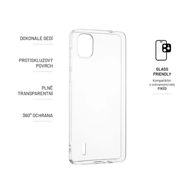 Kép 2/6 - FIXED TPU Gel Case for Nokia C2 2nd Edition, clear