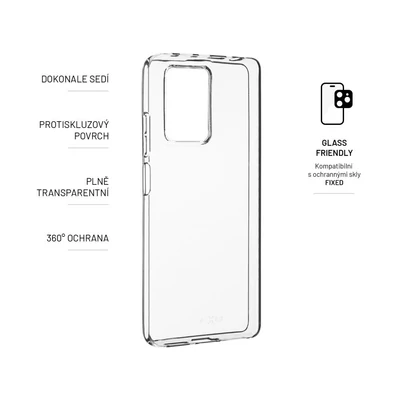 Kép 2/3 - FIXED TPU Gel Case for Xiaomi Redmi Note 12 Pro+ 5G, clear