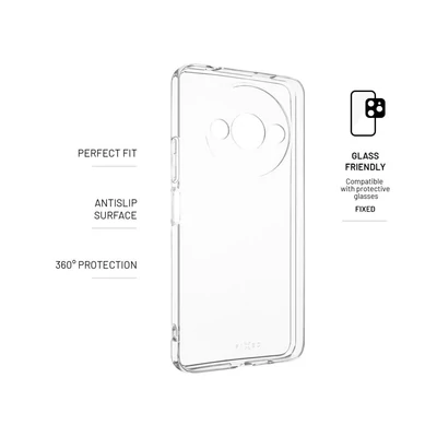 Kép 2/2 - FIXED TPU Gel Case for Xiaomi Redmi A3 Clear
